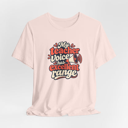 Teacher Voice Range Retro Shirt