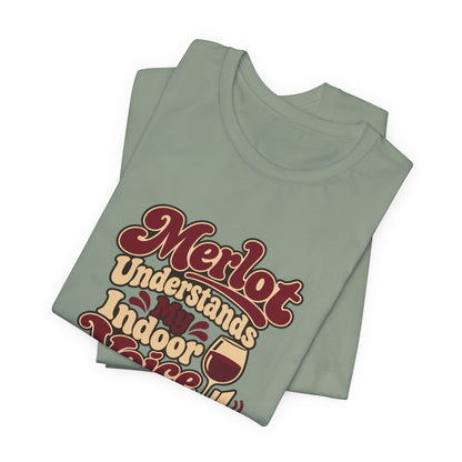 Merlot Indoor Voice Tee