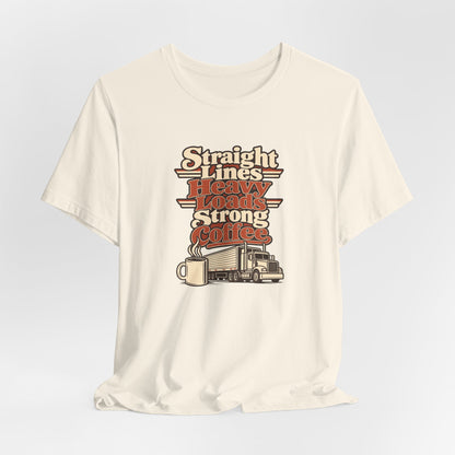 Trailer Lines Trucker Retro Tee
