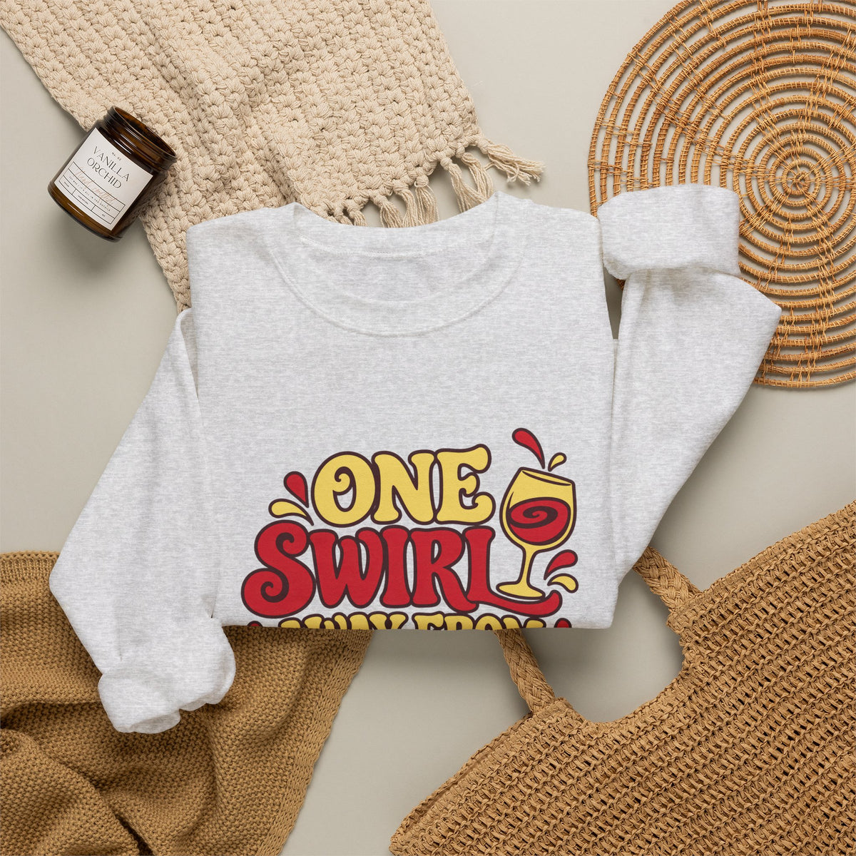 Excellent Decisions Wine Sweatshirt