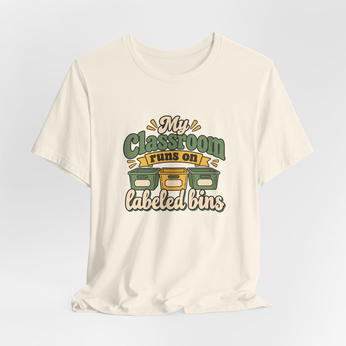 Labeled Bins Classroom Shirt
