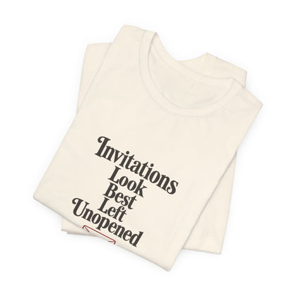 Unread Invitation Retro Shirt