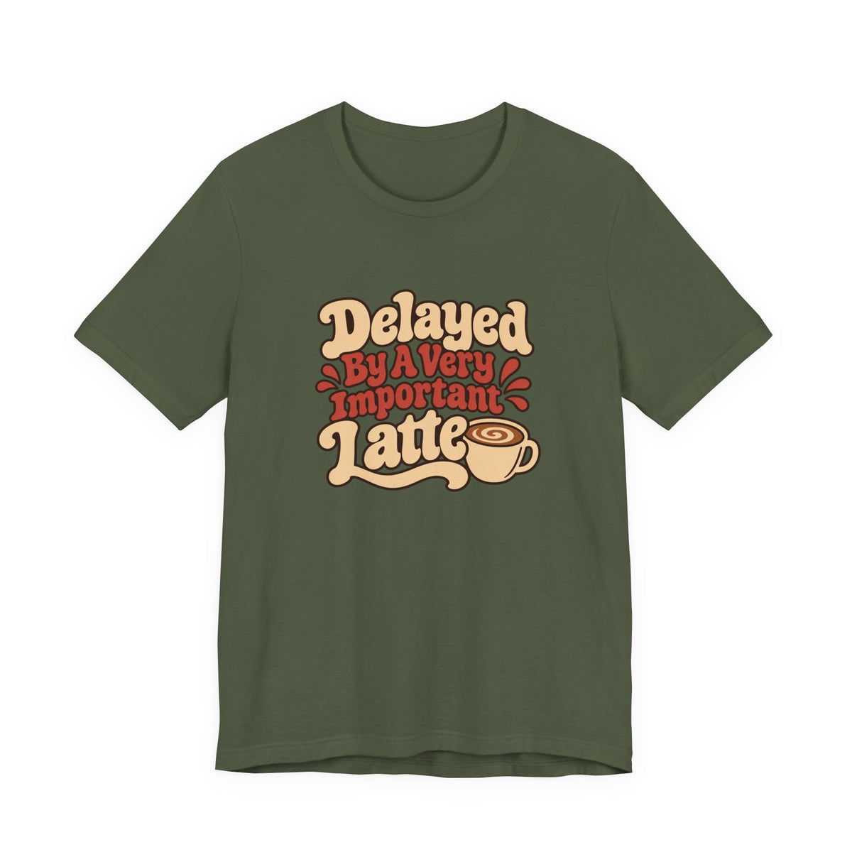 Latte Delay Retro Tee