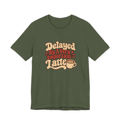Latte Delay Retro Tee