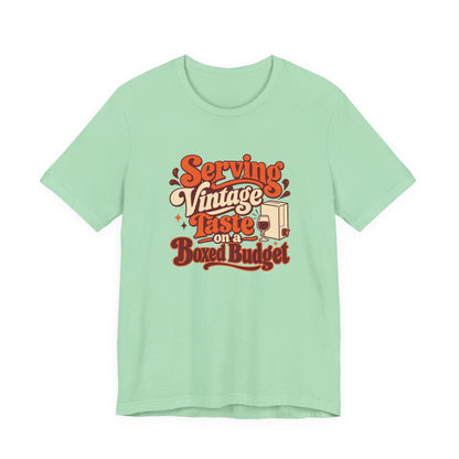 Boxed Budget Wine Tee