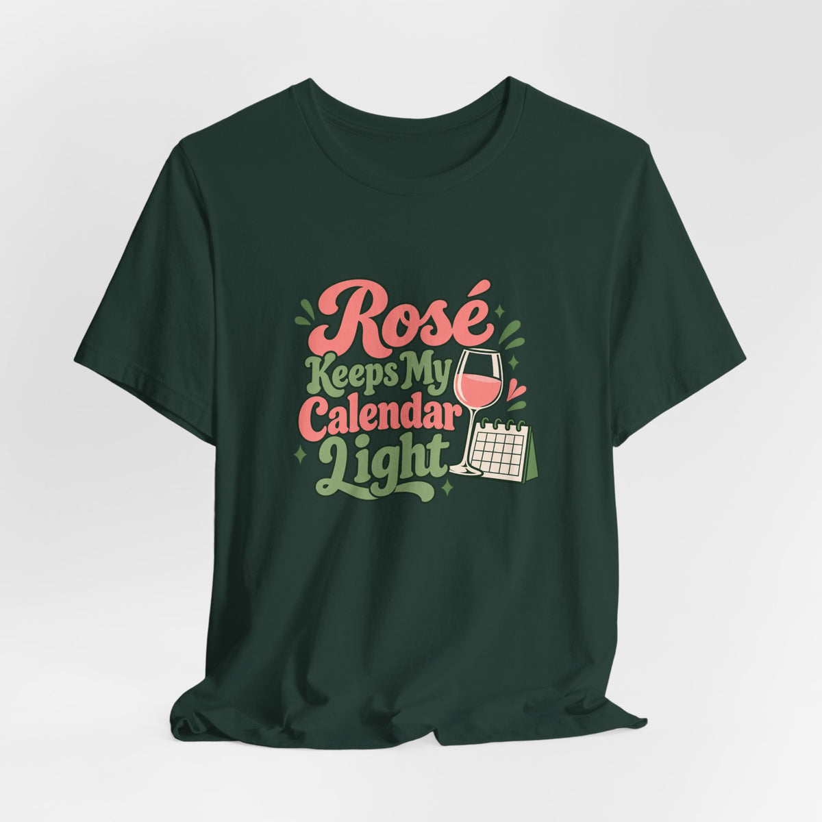Rosé Calendar Retro Tee