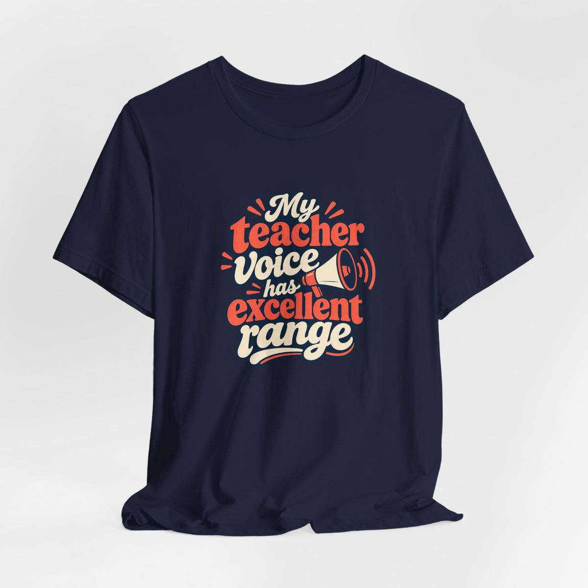 Teacher Voice Range Retro Shirt