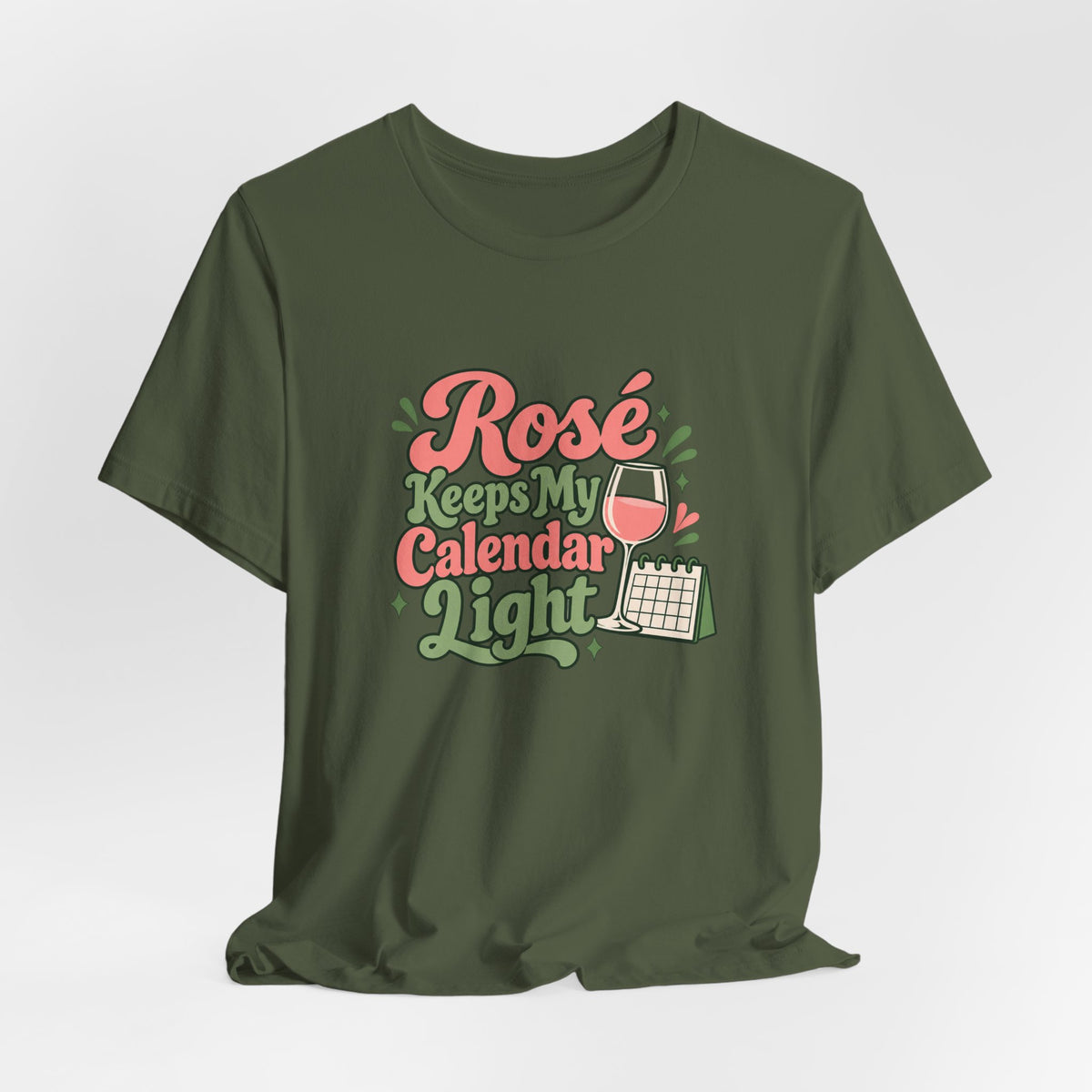 Rosé Calendar Retro Tee