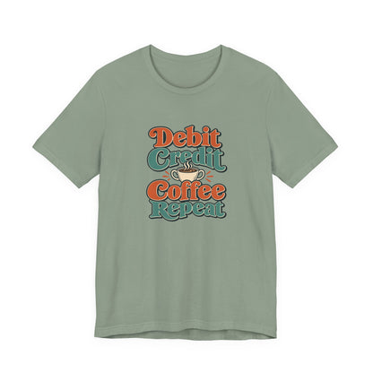 Debits Credits Coffee Tee