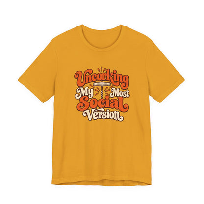 Social Version Wine Shirt