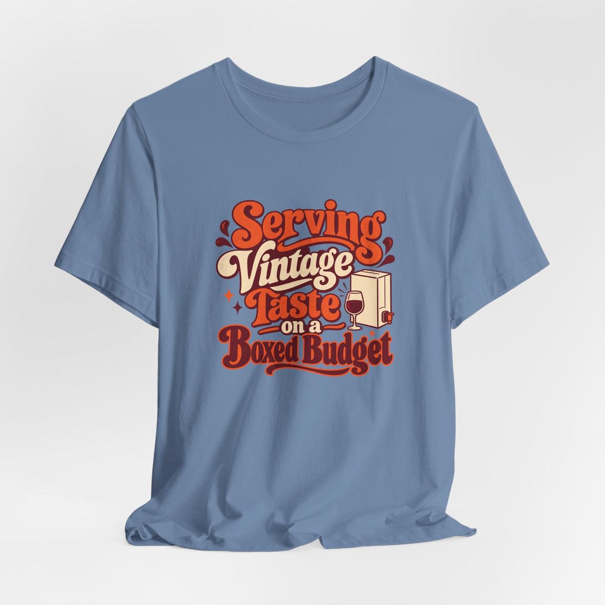 Boxed Budget Wine Tee