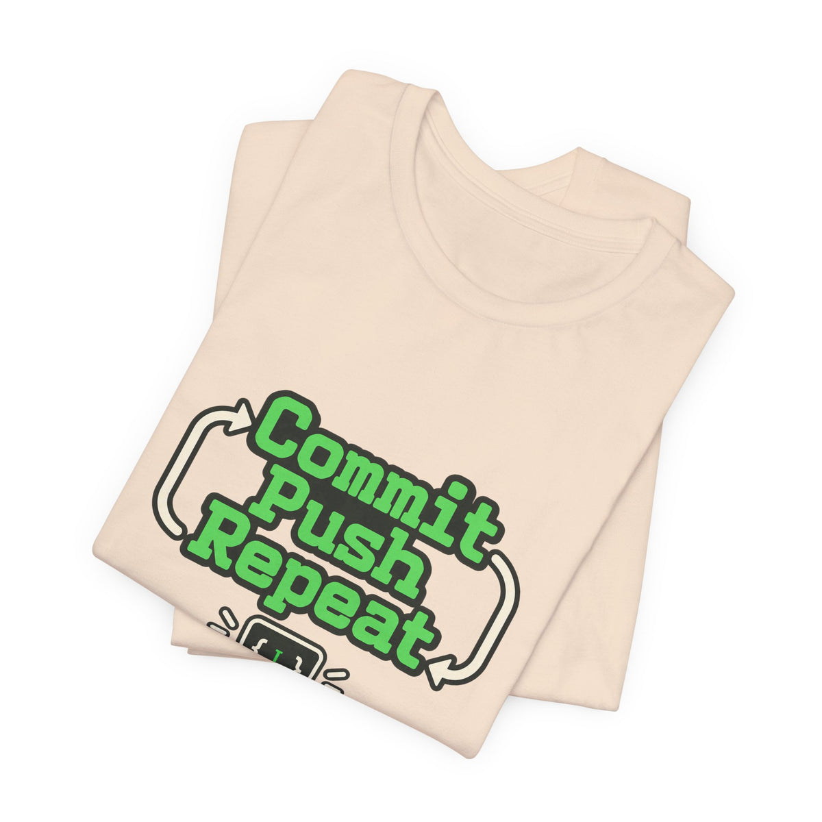 Commit Push Repeat Programmer Tee