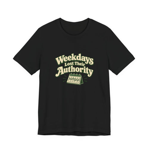 Weekdays Lost Authority Retirement Tee