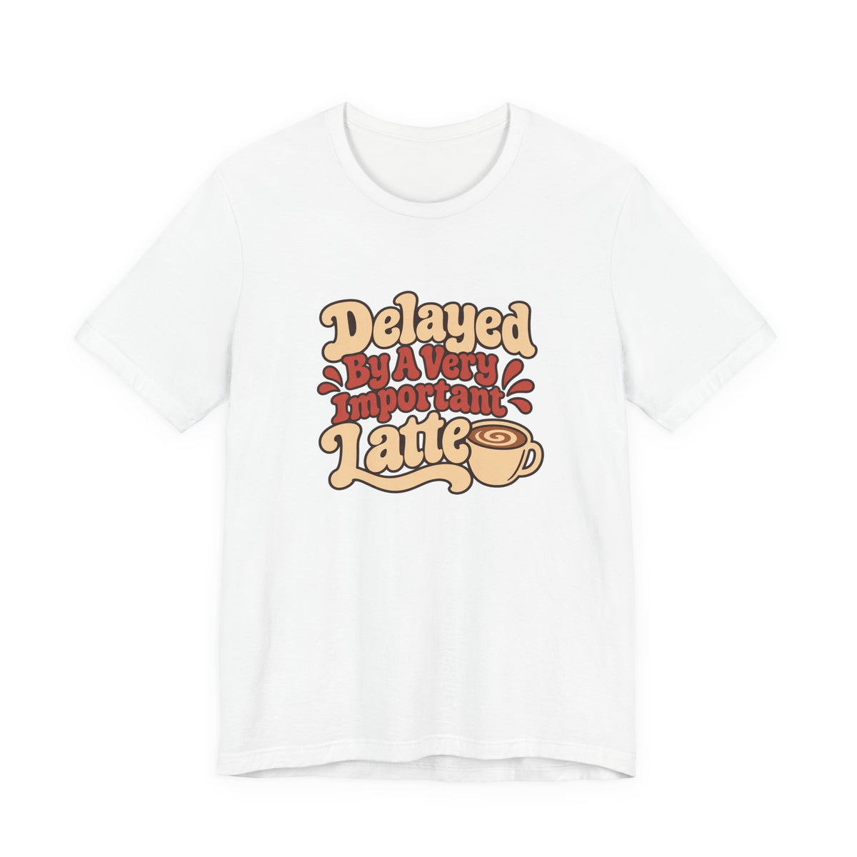Latte Delay Retro Tee