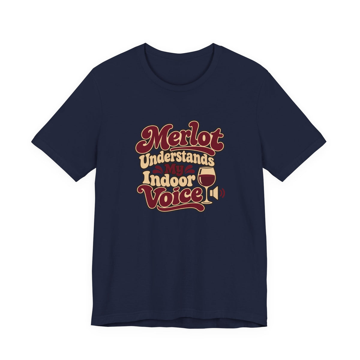 Merlot Indoor Voice Tee