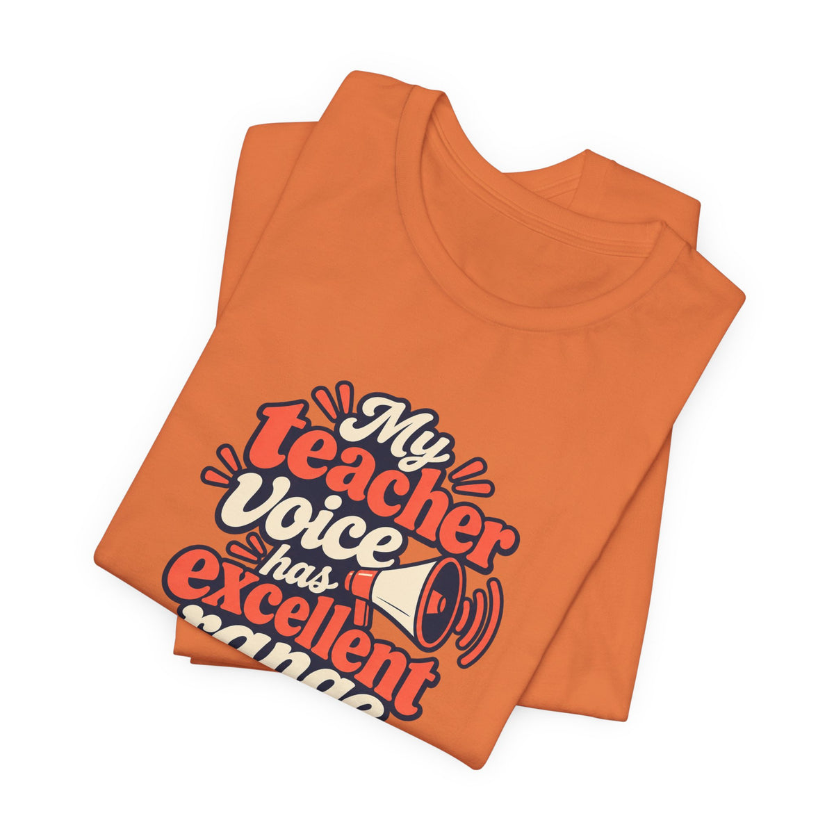 Teacher Voice Range Retro Shirt