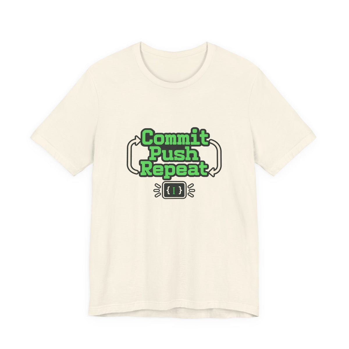 Commit Push Repeat Programmer Tee