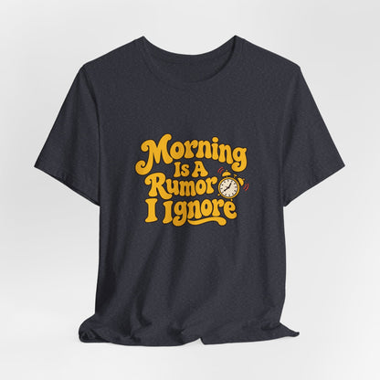 Morning Rumor Retro Humor Tee
