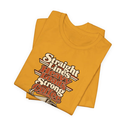 Trailer Lines Trucker Retro Tee