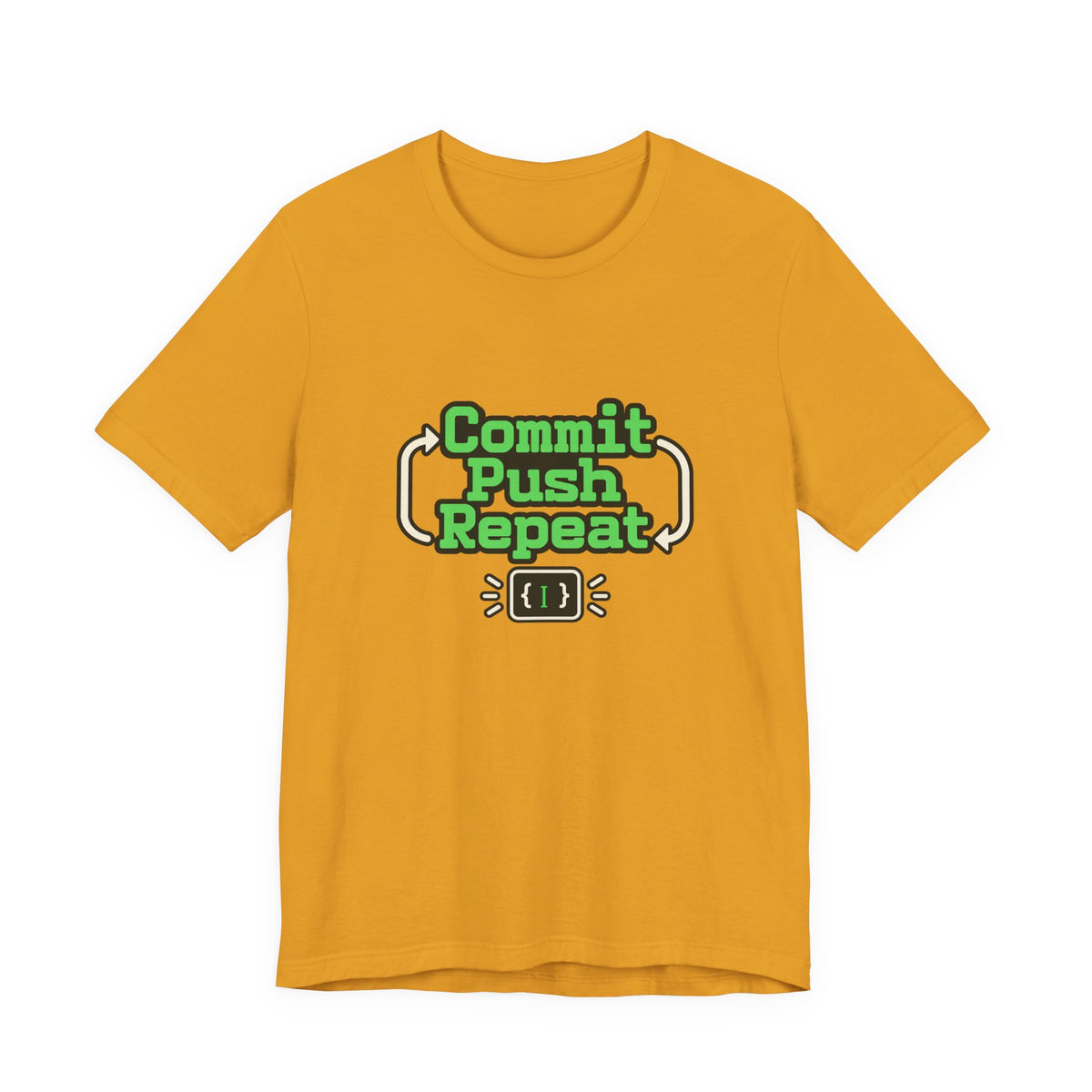 Commit Push Repeat Programmer Tee