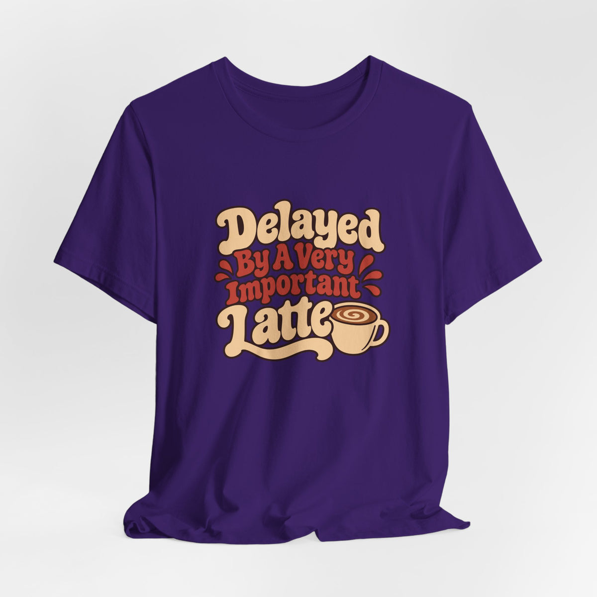 Latte Delay Retro Tee