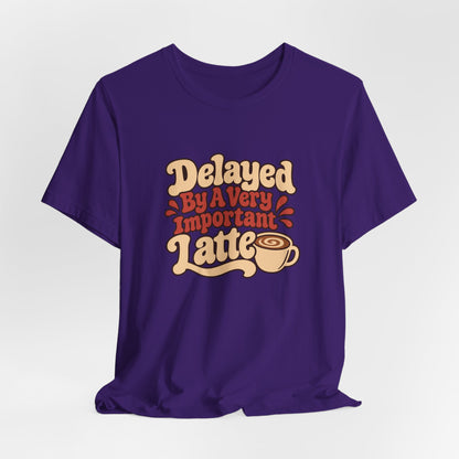 Latte Delay Retro Tee
