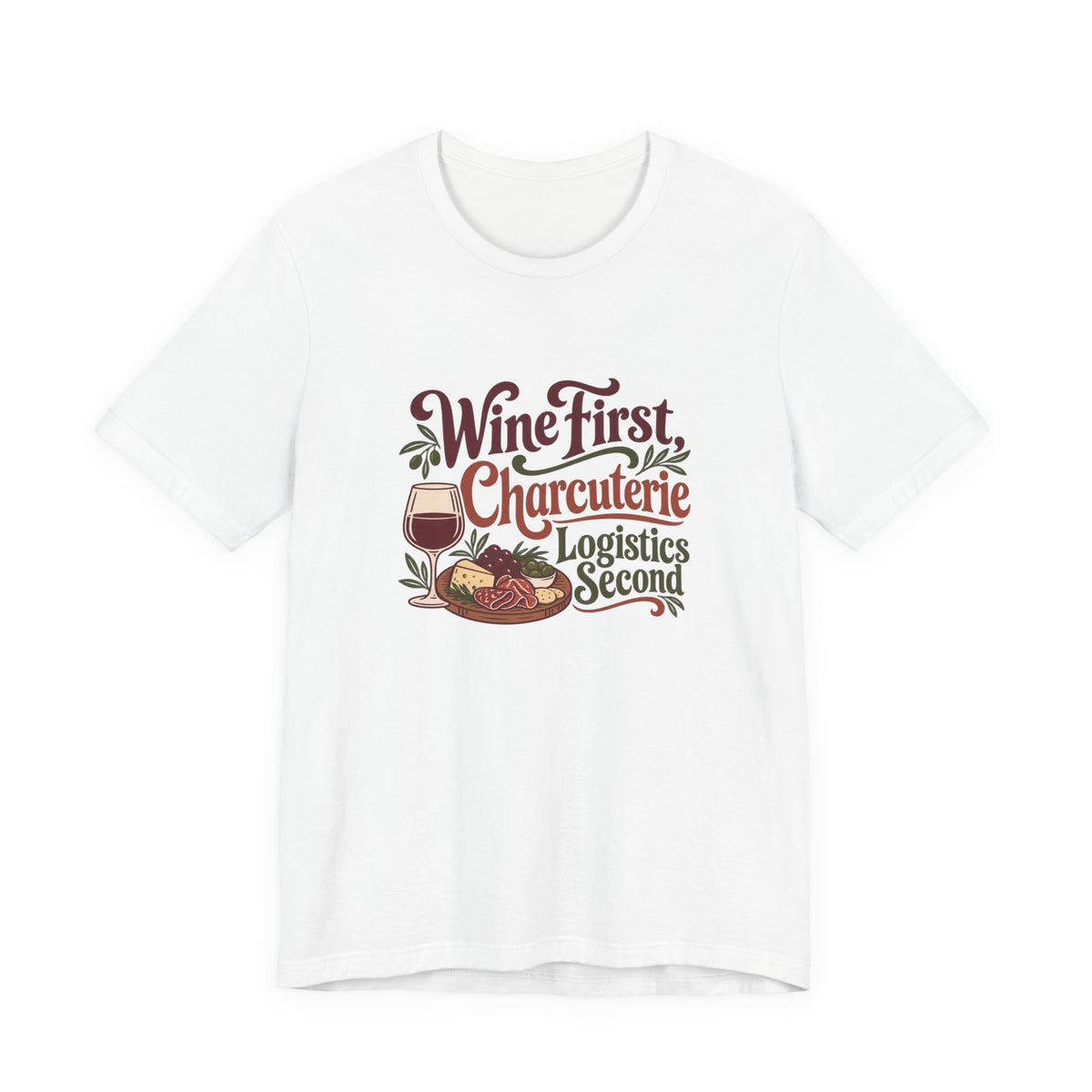 Charcuterie Logistics Wine Shirt