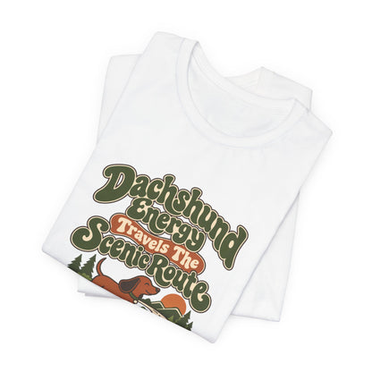 Scenic Route Dachshund Shirt