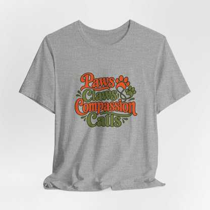 Paws Claws Compassion Vet Tee