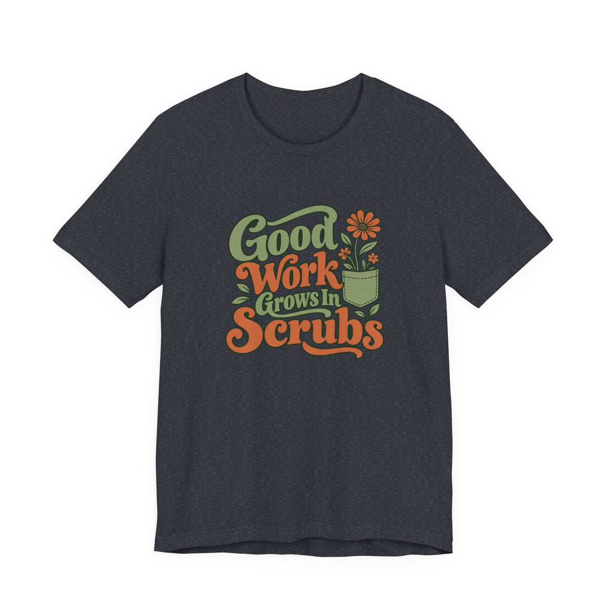 Scrub Life Bloom Retro Tee