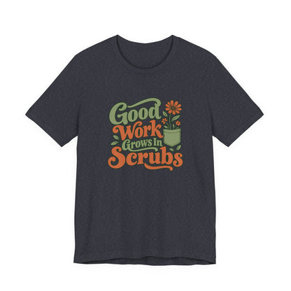 Scrub Life Bloom Retro Tee