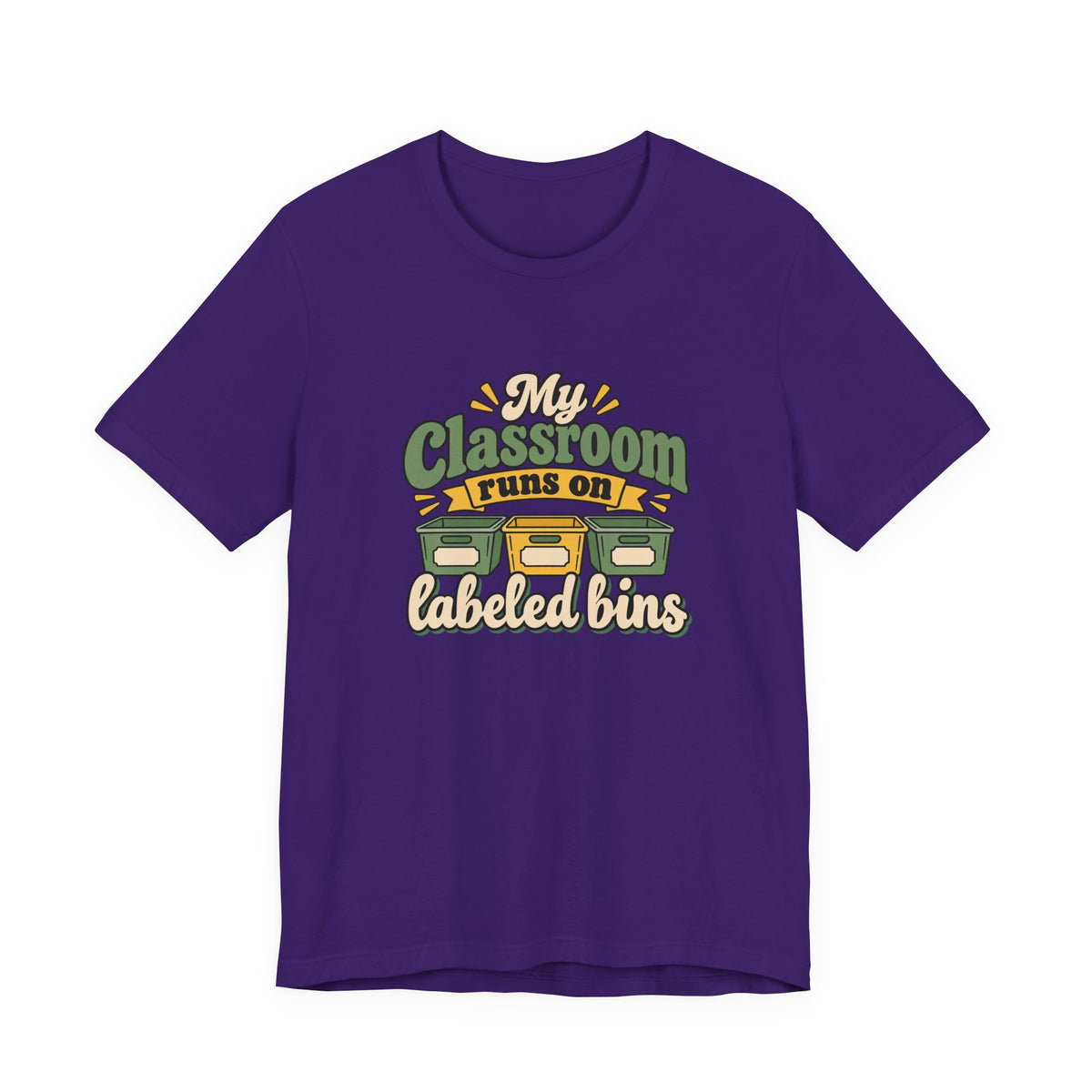 Labeled Bins Classroom Shirt