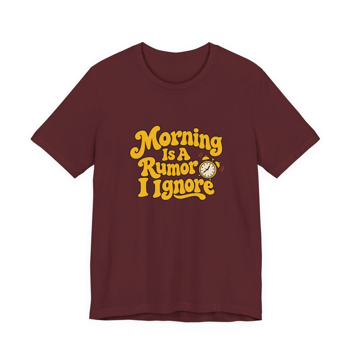 Morning Rumor Retro Humor Tee