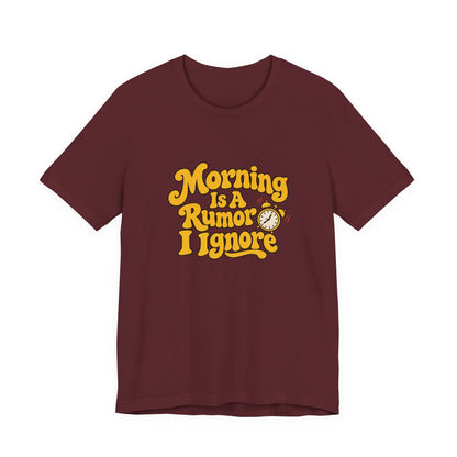 Morning Rumor Retro Humor Tee