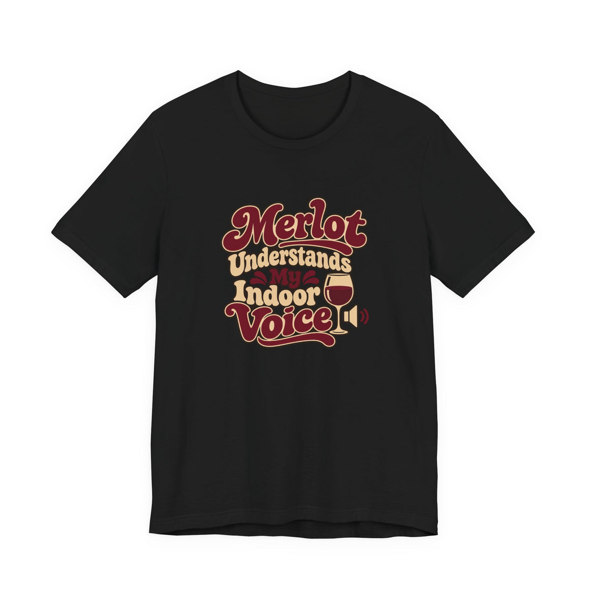 Merlot Indoor Voice Tee