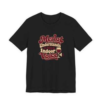 Merlot Indoor Voice Tee