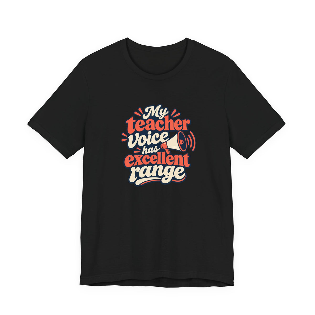 Teacher Voice Range Retro Shirt