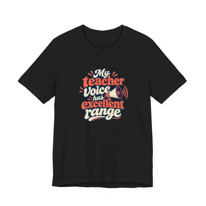 Teacher Voice Range Retro Shirt