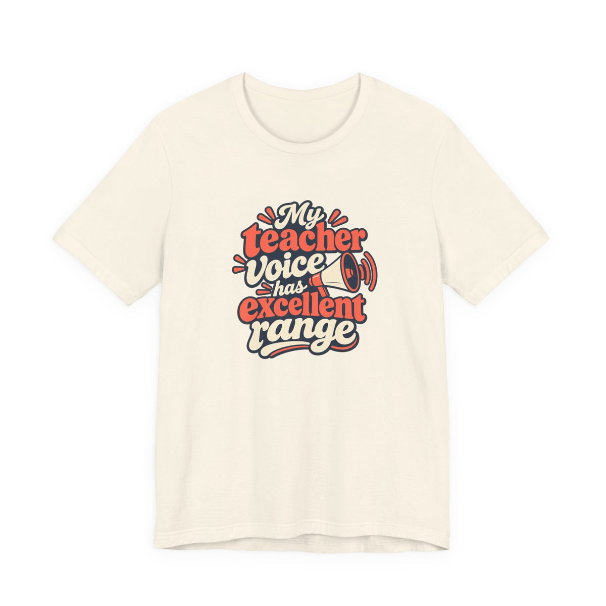 Teacher Voice Range Retro Shirt