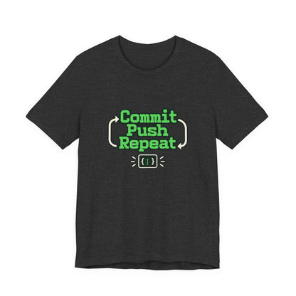 Commit Push Repeat Programmer Tee
