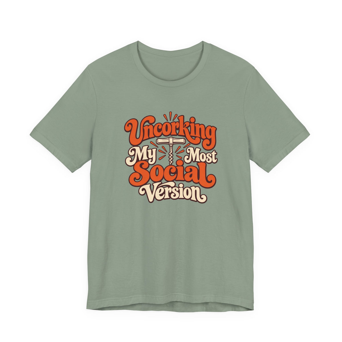 Social Version Wine Shirt