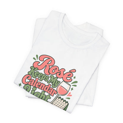 Rosé Calendar Retro Tee