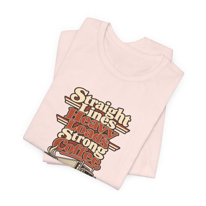 Trailer Lines Trucker Retro Tee