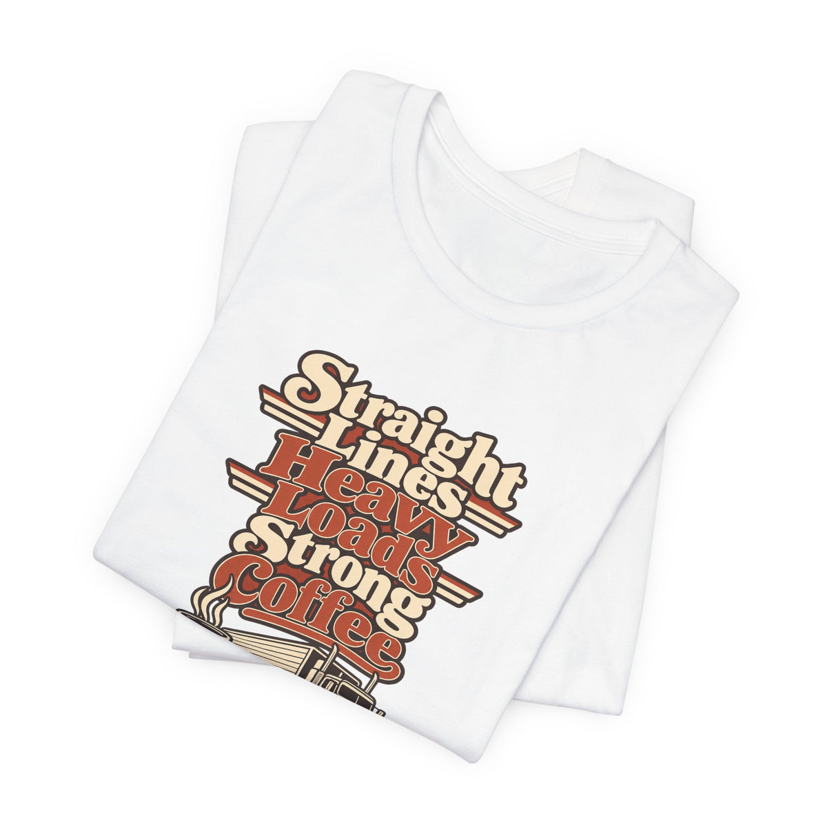 Trailer Lines Trucker Retro Tee
