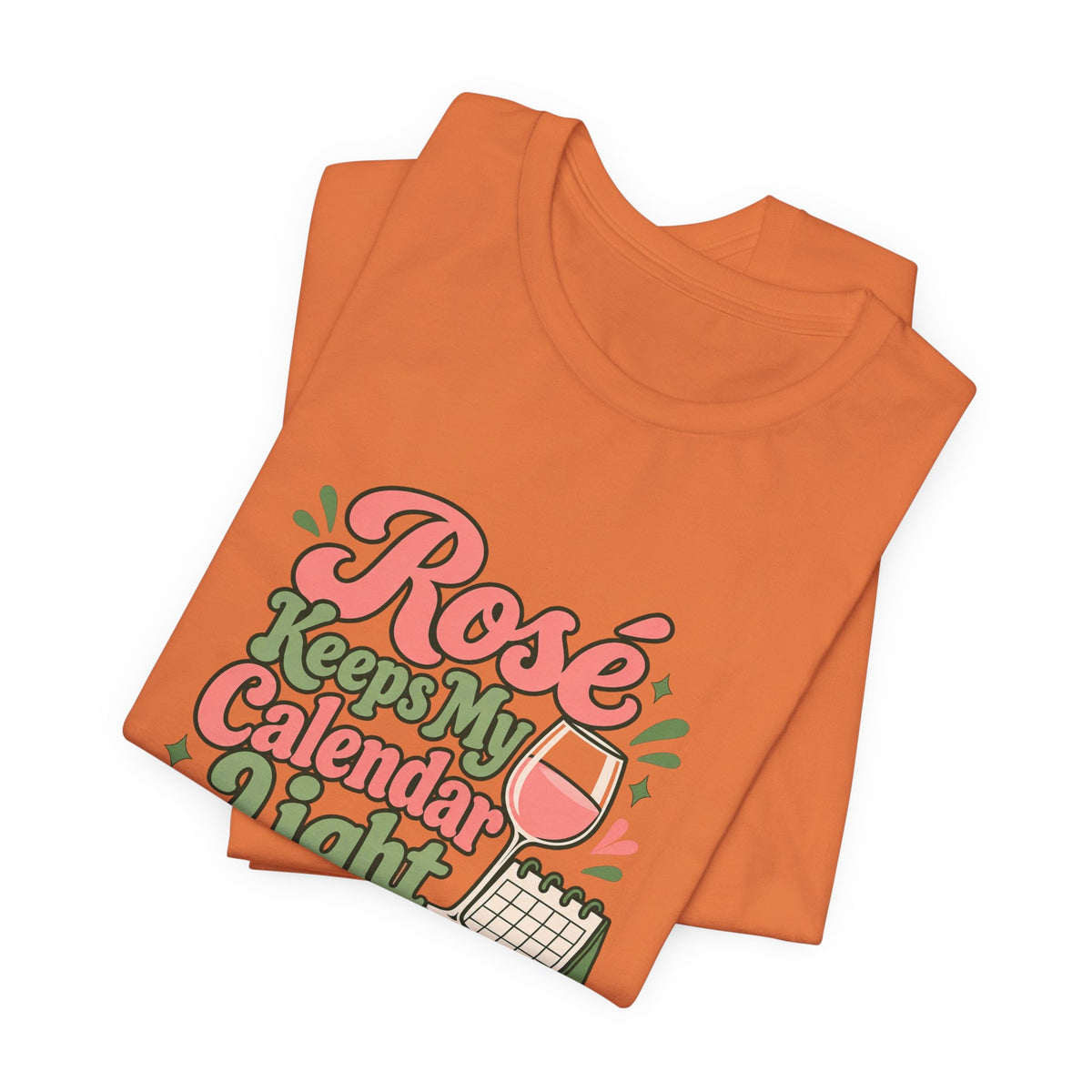 Rosé Calendar Retro Tee