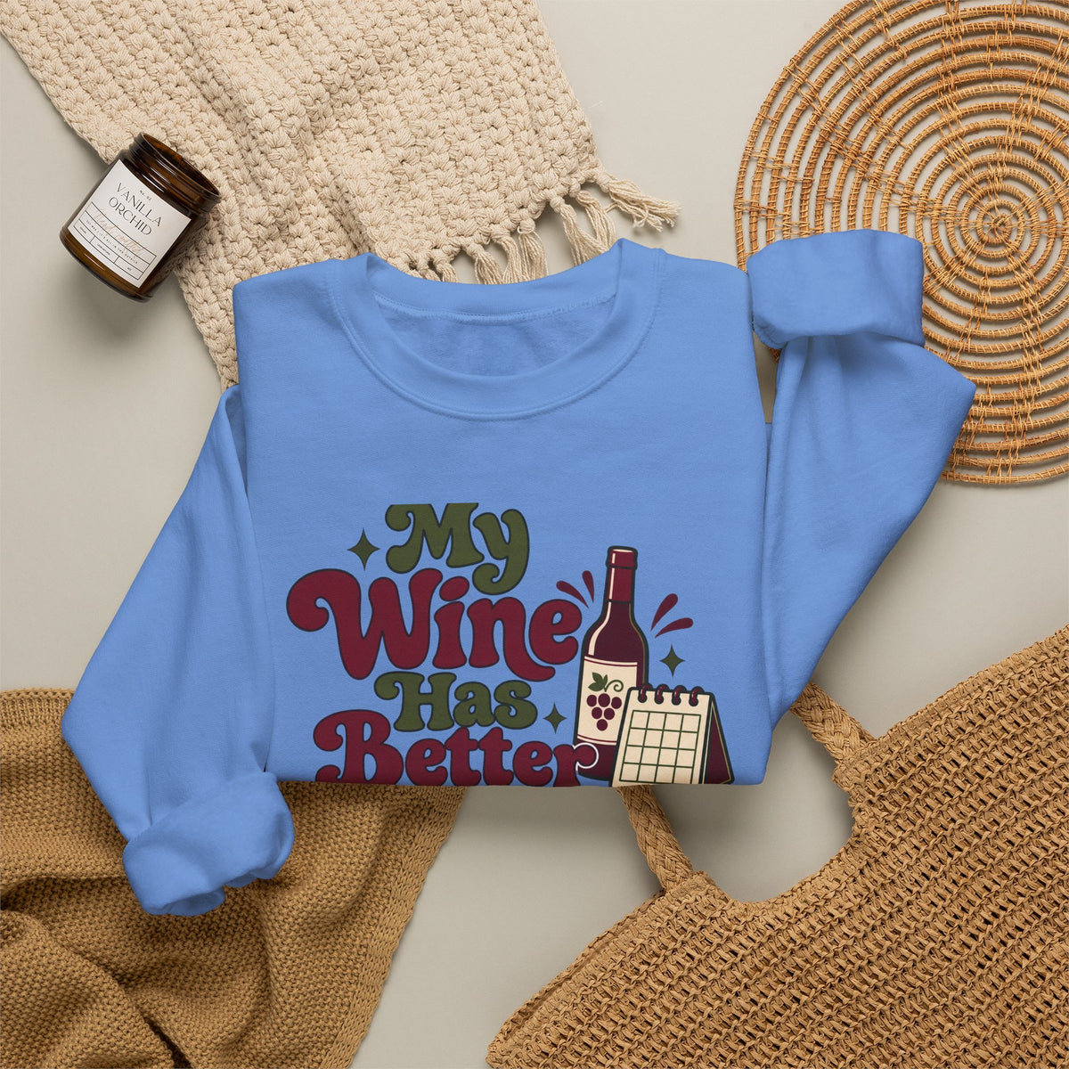 Weekend Wine Plans Sweatshirt