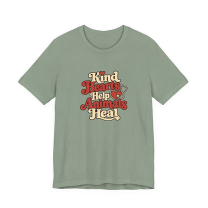 Kind Hearts Heal Animals Vintage Tee