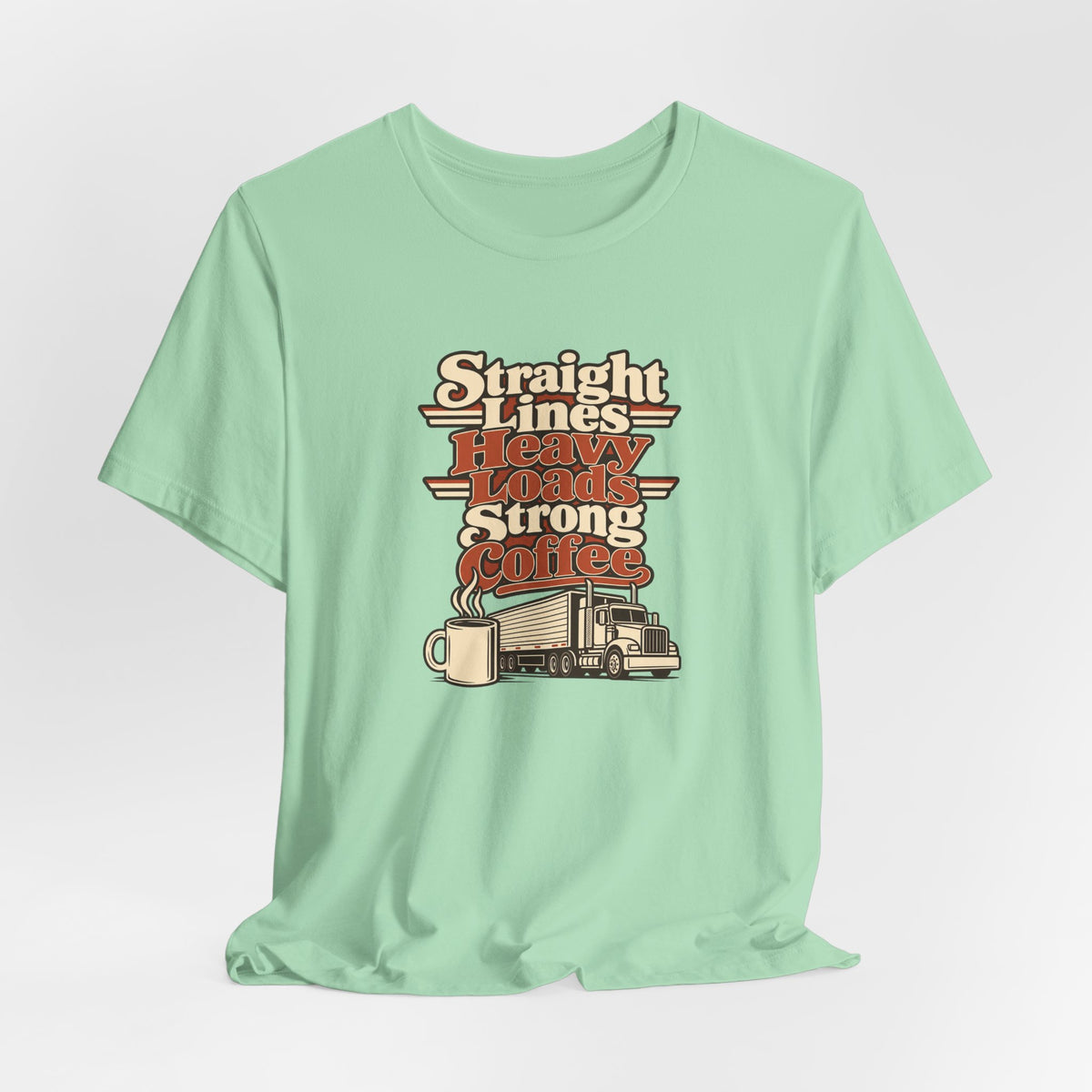 Trailer Lines Trucker Retro Tee