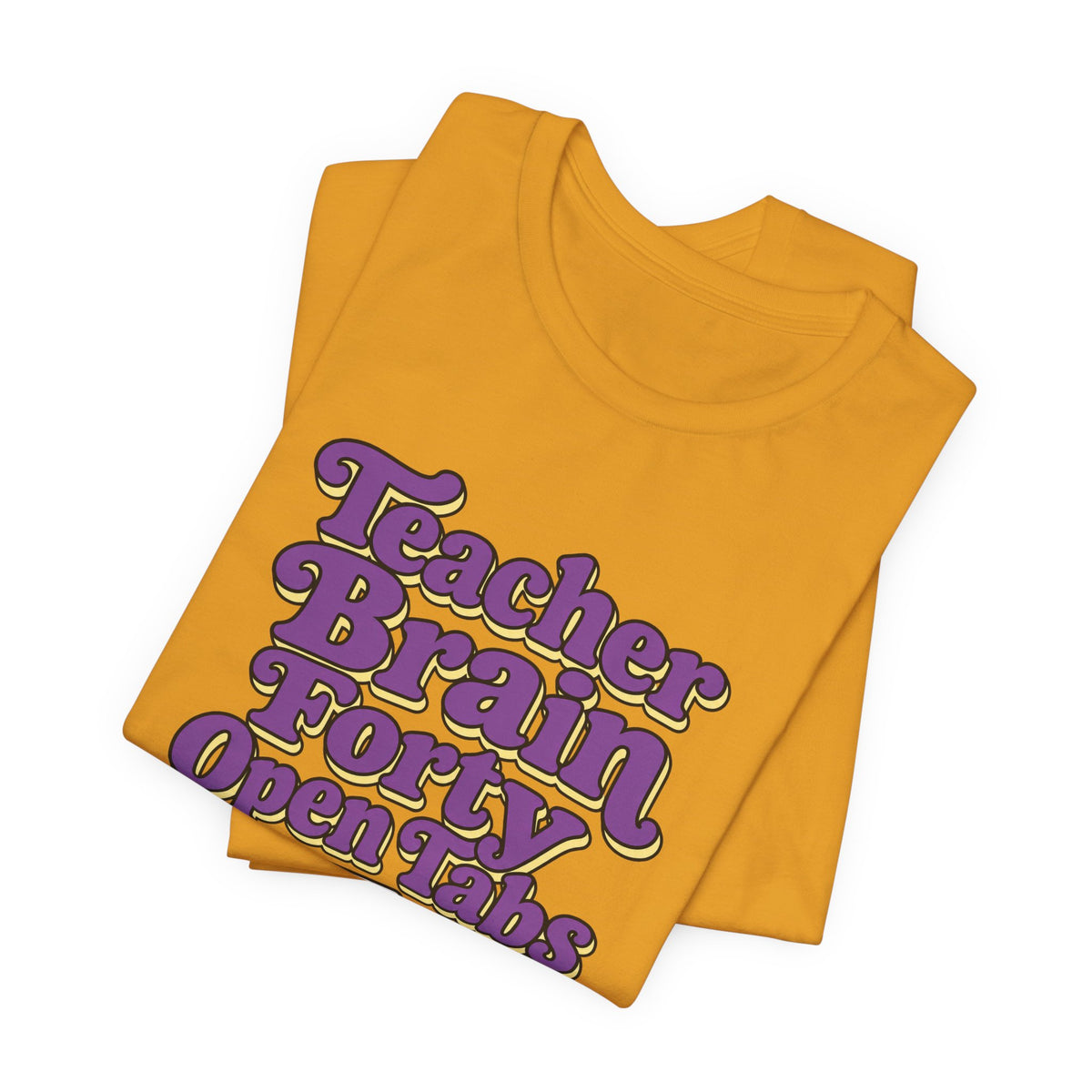 Teacher Brain Open Tabs Tee