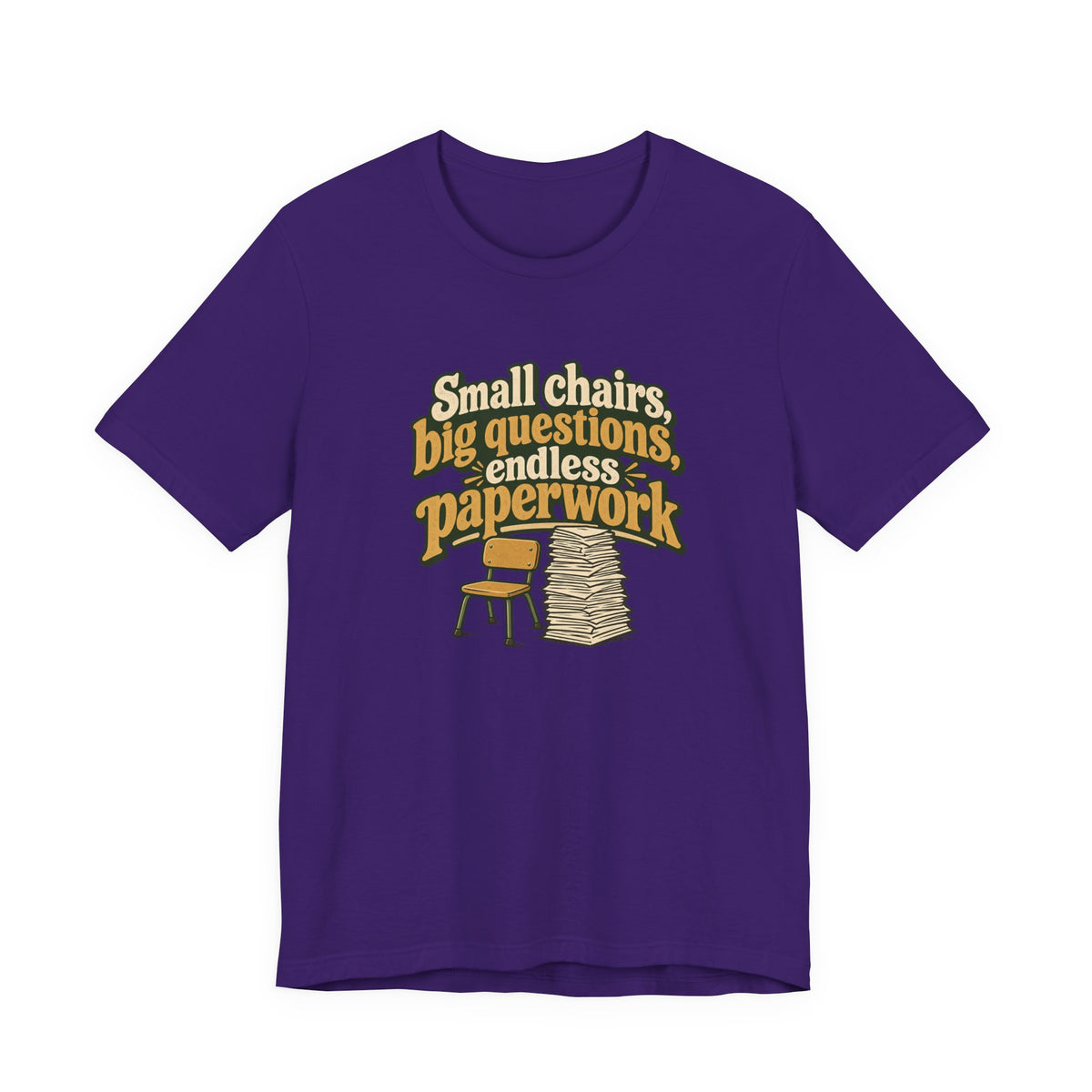 Small Chairs Big Questions Tee